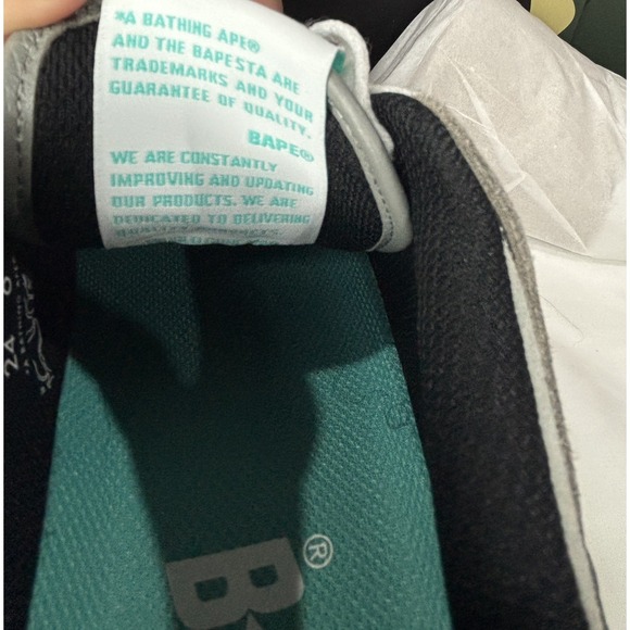A Bathing Ape BAPE "SK8 Sta #2" Gray 1I70-291-011 Size 6 NEW - Picture 12 of 16